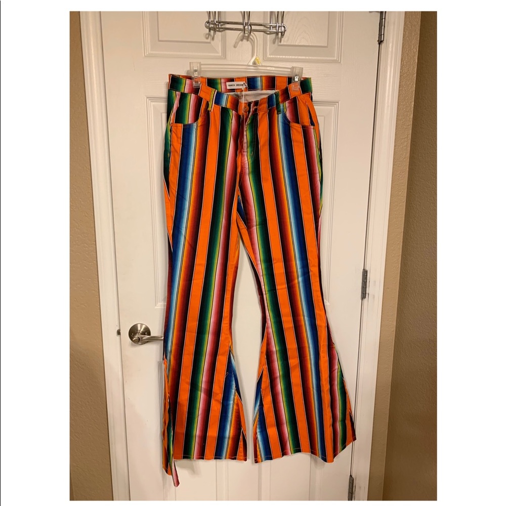 Serape Jean Bells